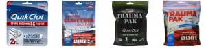 There are a variety of "quick clot" style products on the market for adventurers.