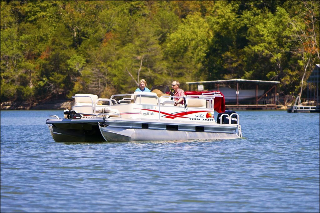 Pontoon boats are great for large groups and can provide ample fishing space.