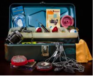 After a few fishing trips, anyone's tackle box can become a bit of a mess
