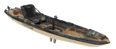 The Pelican Catch 130 is another popular fishing kayak among pedal drive anglers
