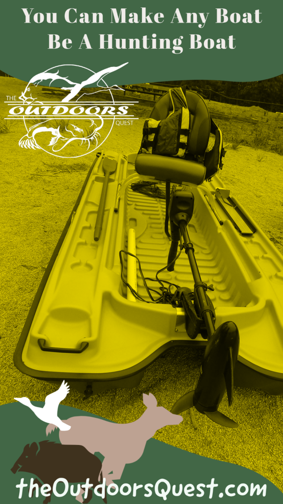 Hunting isn't always by land. With a bit of ingenuity and preparation, a boat can make more hunting opportunities open to you.