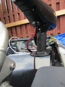 We designed our adaptor to allow the motor control to sit at our side for easy and quick access