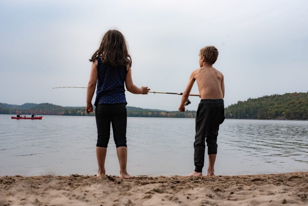 Many of today's anglers learned to fish standing on the bank with a parent or grandparent.