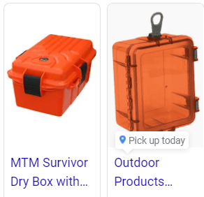 There are many drybox options as well, for your kayak, if you don't want to use a drybag.