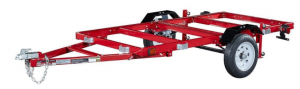 The Harbor Freight Folding Trailer is popular with Bass Raider Users