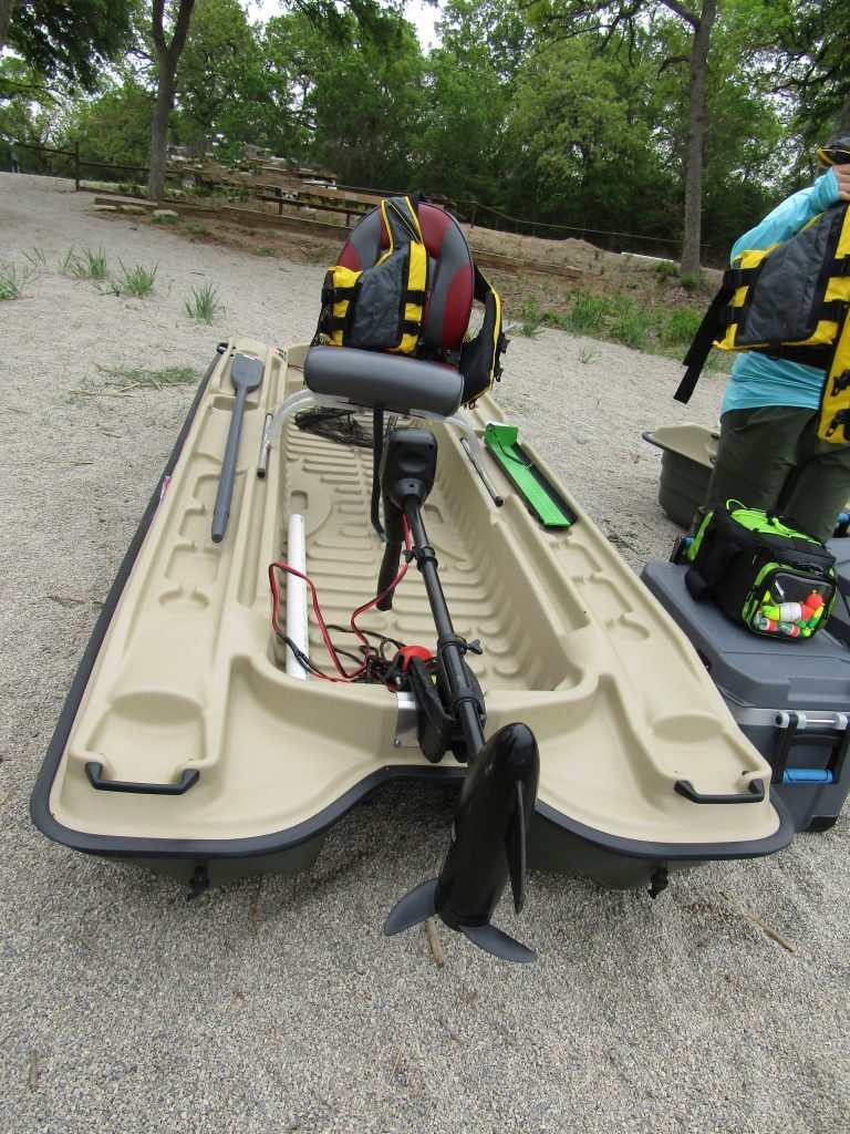 The foot space on a Bass Raider allows for easy movement no matter where you are sitting or standing. It allows for added storage and mods without interfeering with your footspace.