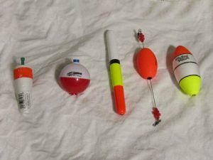 These are just a few styles of bobbers available for catfishing