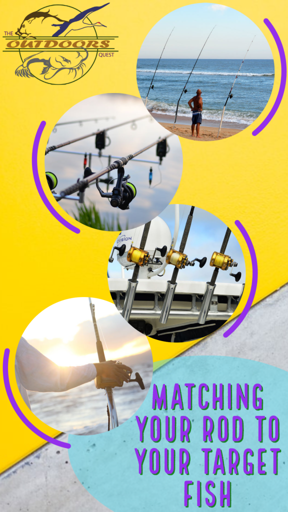 Matching your fishing rod to your Target fish will ensure a smoother, more enjoyable fishing adventure.