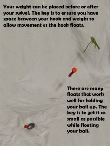 The Santee Cooper Rig is another method for floating your bait above the bed of the fishery