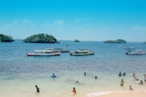 On land or on water, day fishing can include large crowds of noisy children, swimmers, and other recreationalists.