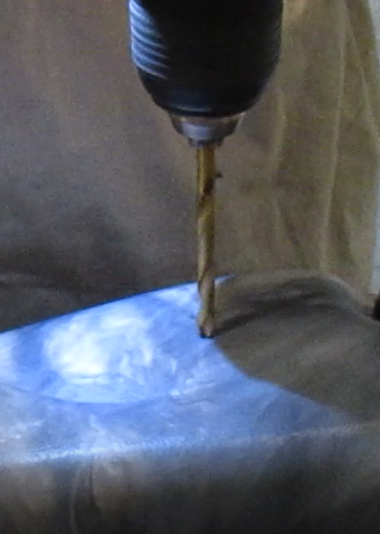 Always make sure the holes you drill are no bigger than absolutely neccessary.