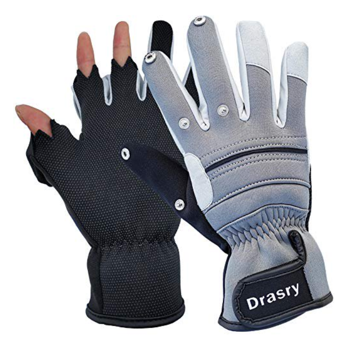 Fingerless gloves can keep your hands warm while still allowing the full use of your fingers while tying intricate knots