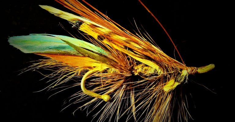 Fly lures are painstakingly tied to mimic insects readily available in the area.