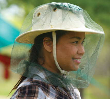 Nets are said to be a good, non-chemical alternative to bug sprays.