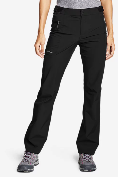 Rain pants or water resistant pants can be a good choice even when there is no rain concern for the day