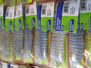 Bobby Garland soft plastics are a common choice among anglers.