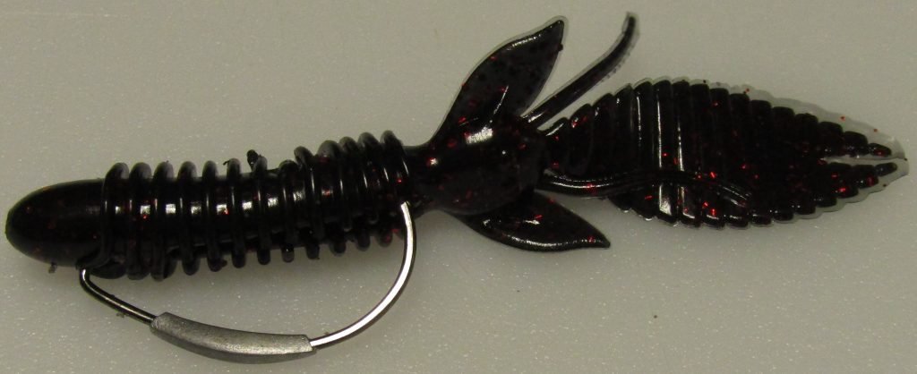 The belly weighted hook can provide a very good rigging presentation for fresh and saltwater plastics presentations.