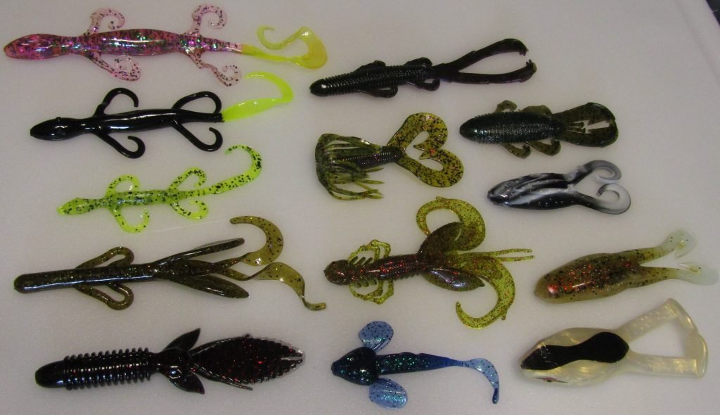 Creature baits have similar structure and form to craw baits and can be used interchangeably with craws in the fishing realm.