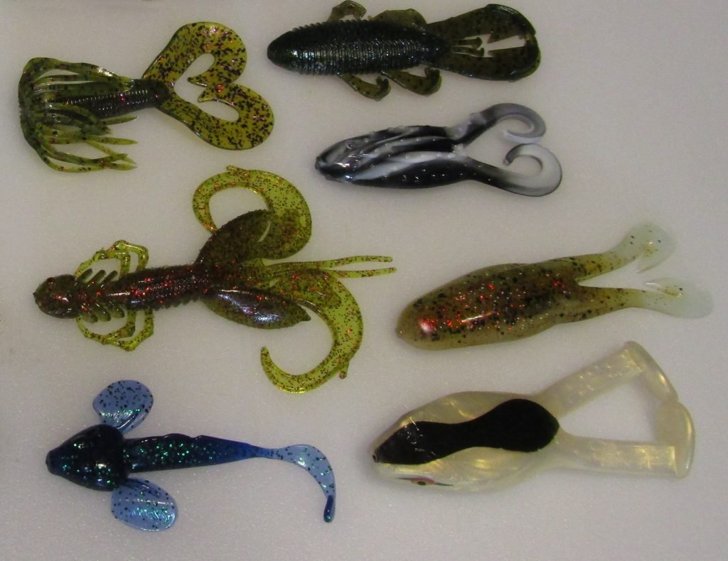 There are a wide variety of creatures in the plastic baits world.