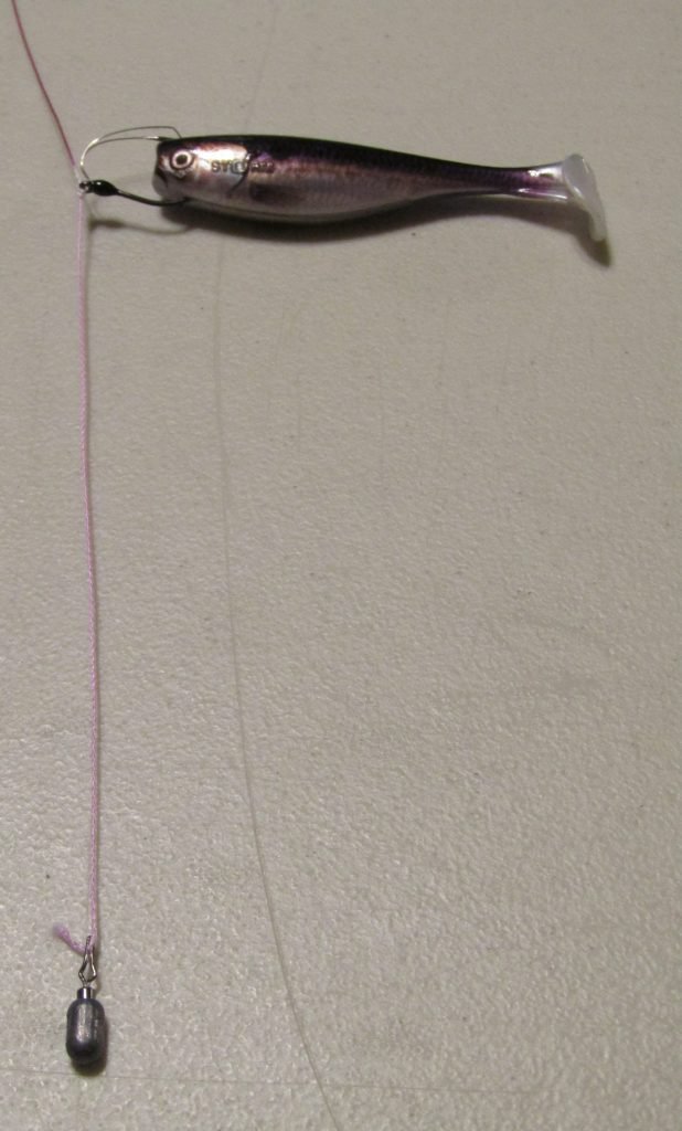 Swimbaits will even work well on a dropshot