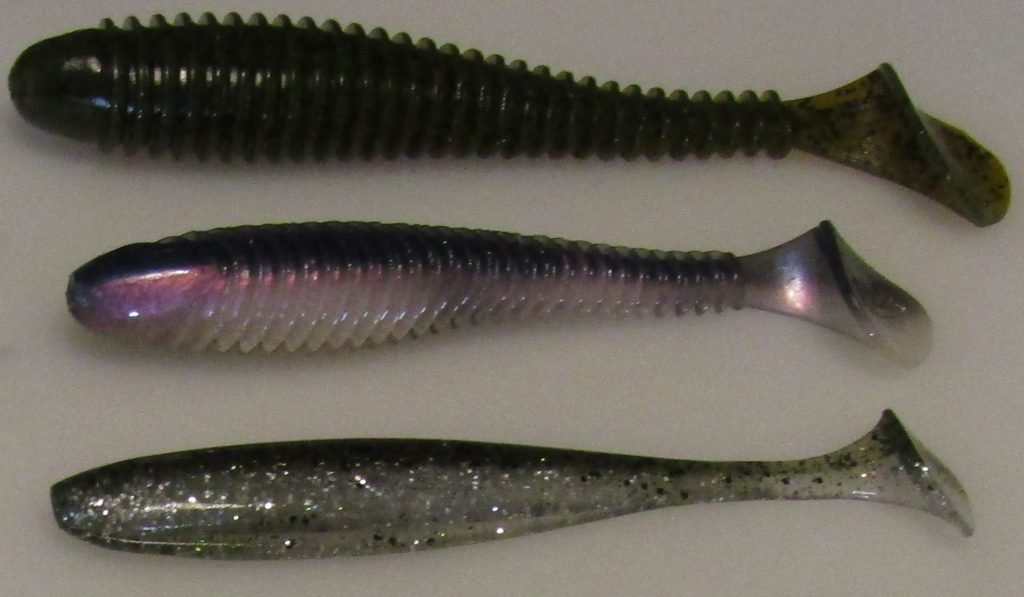 Swimbaits are a good middle-of-the-road plastic but still have enough flexibility to produce excellent motion in the water.