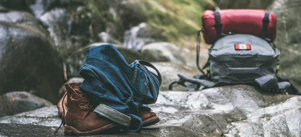 Taking a swim while out scouting is a popular pass time for many hunters. Remember to keep that day pack close by, maybe with a towel to dry off!