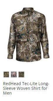 Red Head shirts and pants come in a variety of patterns that can be combined to create a very distorting image to your prey.
