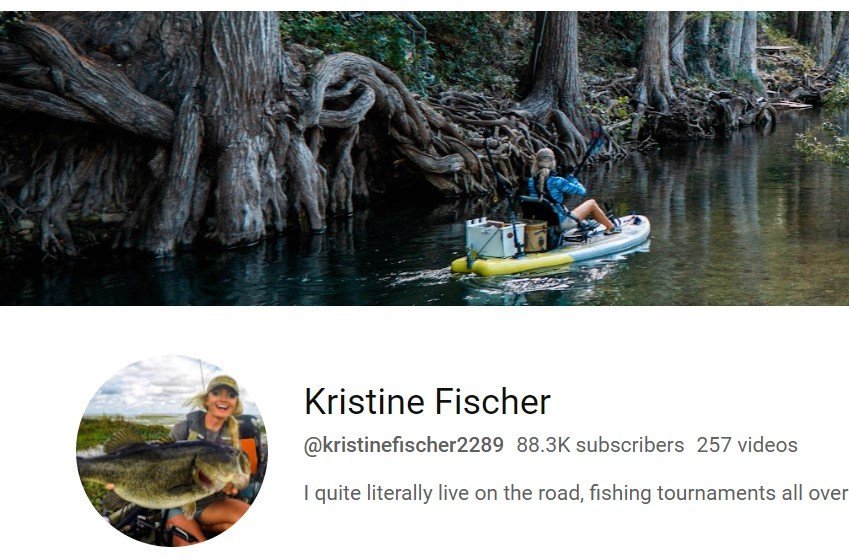 Kristine Fischer is a professional Kayak Bass Angler dedicated to helping women learn to fish
