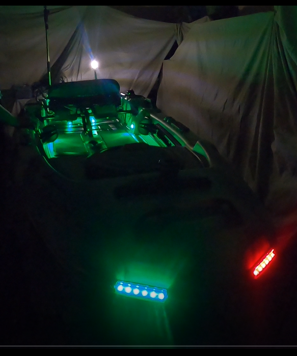 One of our first electrified kayaks was the Pelican Catch 100