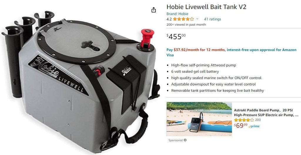 Livewells are now being designed specifically for kayaks. They simplify the modification process by eleminating the need for DIY builds while still allowing for personalization.