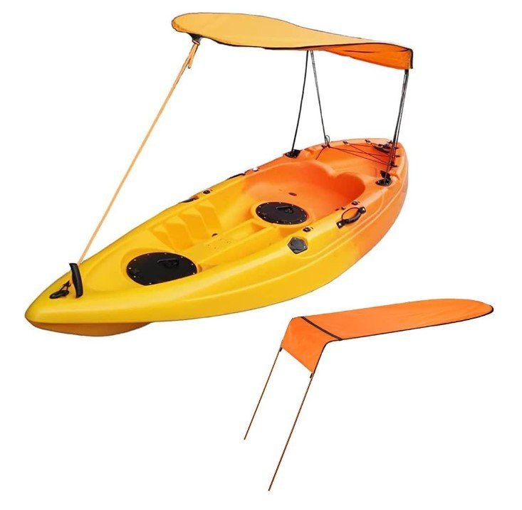 Bimini tops can be attached to rod holders, track mounts, or installed independently depending on the modification skill level you want to employ.