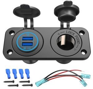 Power supply ports, charging stations, and other power devices make kayak mods significantly more user friendly.