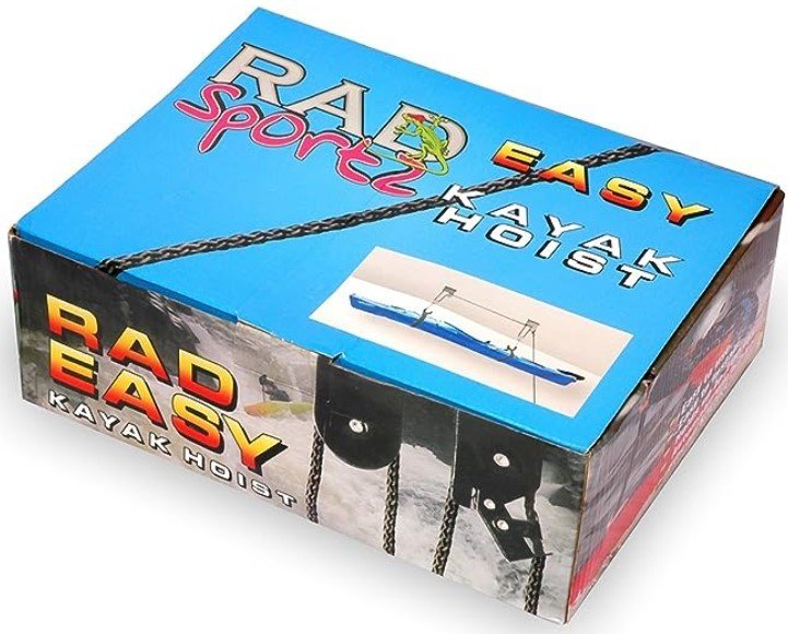 Kits that allow you to suspend your kayak from the ceiling are time savers and space savers when living in limited space.