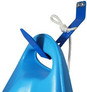 Hooks are available to hang your kayak when storage space is confining.