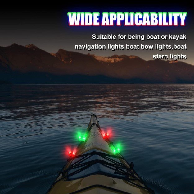 There's a variety of lights that can be clamped or attached to kayaks temporarily.