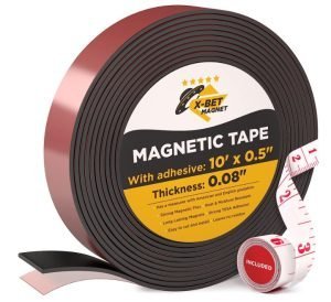 Magnetic tape or magnet strips can be attached to your kayak for compact and secure storage of small metal parts.
