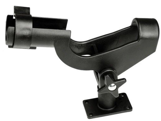 Some rod holders, like these by Pelican, provide a secure platform for your fishing rod while mounting to the surface of the kayak.
