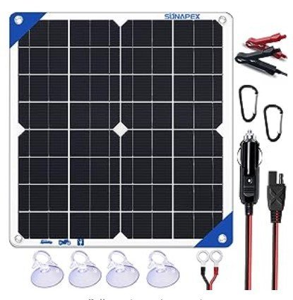 Solar Power Panels can provide all day power for kayak electronics.