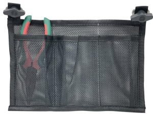 Storage pouches are a quick and easy modification to make on kayaks when building up the DIY confidence level.