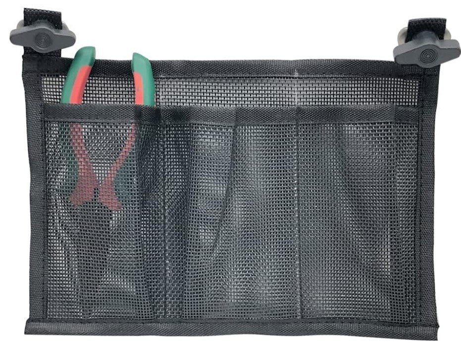 Storage pouches are a quick and easy modification to make on kayaks when building up the DIY confidence level.