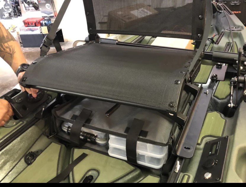 Simple setups can provide security for underseat boxes without requiring a great deal of work or material.
