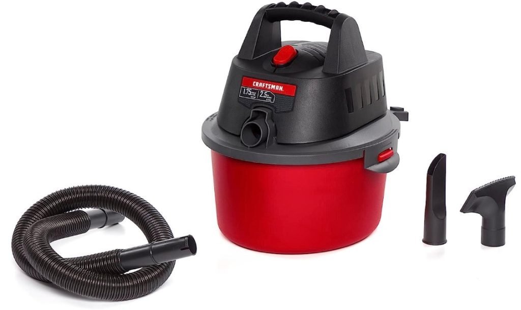 You don't need a large vacuum to clean up small kayak mod messes.