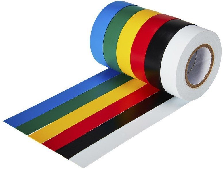 Electrical tape comes in a variety of colors and should be a go to for modifications as well as your emergency kit.