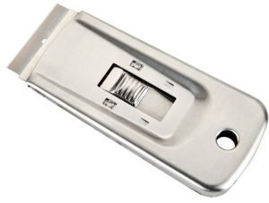 Scrapers are a necessary tool for modifications as well as marking locations.