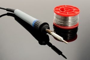 A soldering iron is an essential tool for kayak modifications
