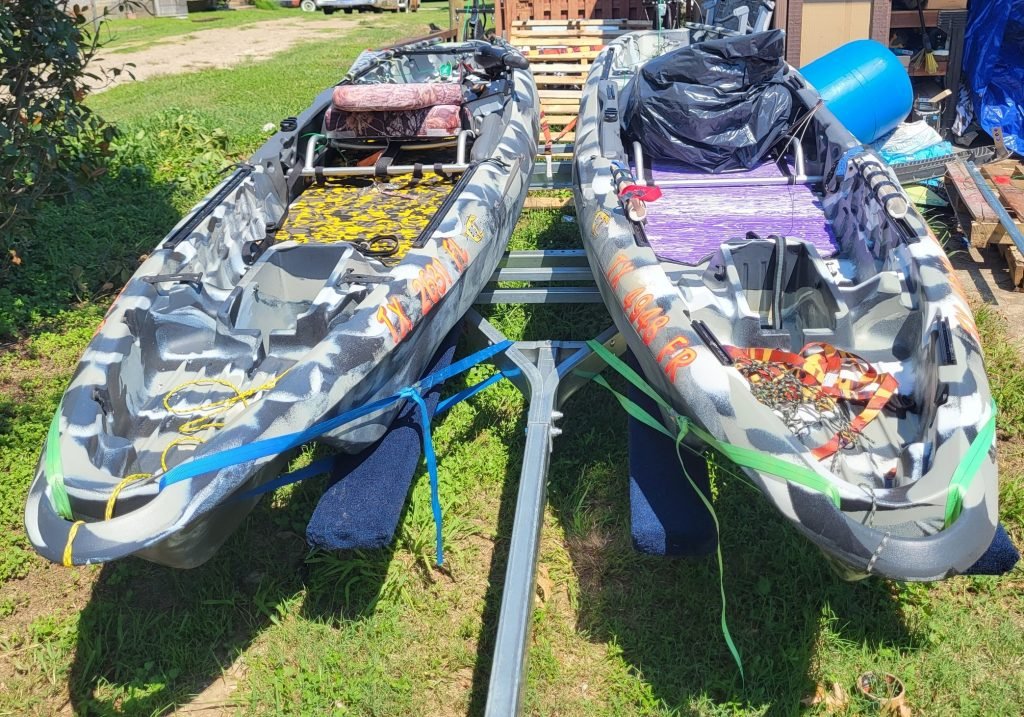 Trailers can be built, modified, or purchased for the sole intent of transporting kayaks.