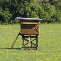 Elevated stands are typically kept up long term, but still require stealth entering and exiting.